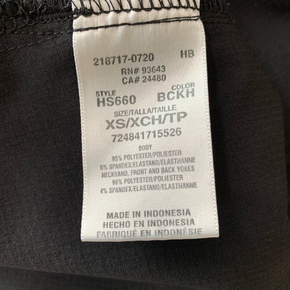 HeartSoul Scrub Set XS Joggers and V-Neck Top Black Lightweight Stretchy - Picture 6 of 7